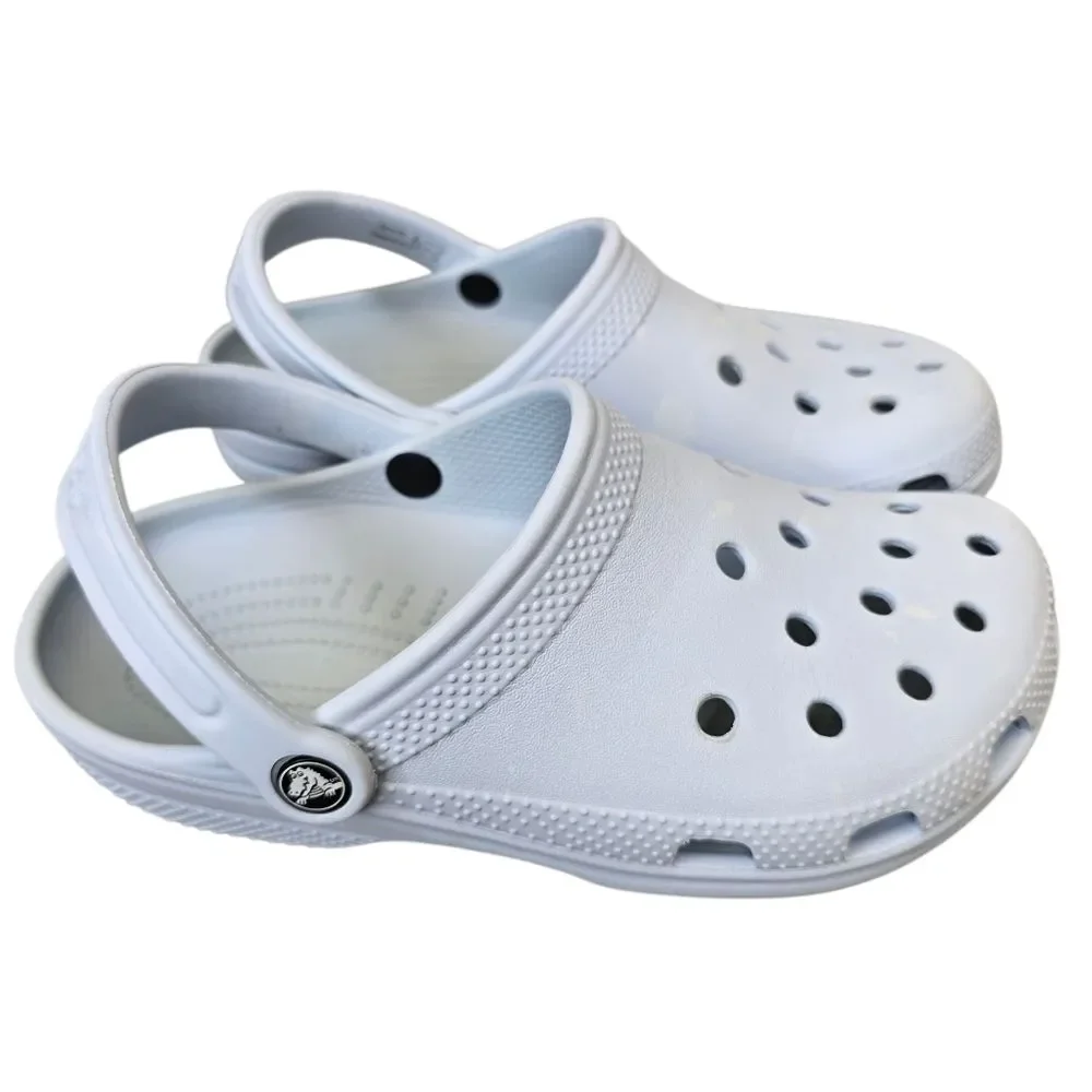 CROCS M 5/W 7 Classic Clog Mineral Blue Sandals